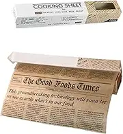 Baking Parchment Paper Roll Non Stick Baking Paper Newspaper Printing Design Food Wrapping Paper for Baking Cookies Bread Pizza Meat and Vegetables