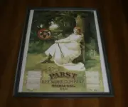 PABST BREWING COMPANY FRAMED 11x14 COLOR AD PRINT - MILWAUKEE