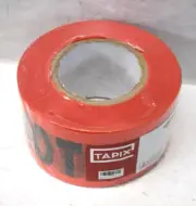 Danger Do Not Enter Tape 3" x 1000' Red/Black High Visibility Tear Resistant