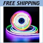 RGB Smart IC COB LED Strip Light 32.8ft - UL Listed, Durable for Year-Round Use