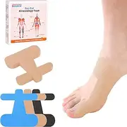 IEADEN Pre-Cut Kinesiology Tape for Bunion, 40 Pcs (Beige)