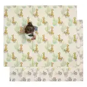JumpOff Jo - Large Waterproof Foam Padded Play Mat for Infants, Koala & Llama