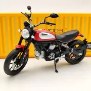 1/12 TSM Ducati Scrambler Icon 803CC 2015 Rosso TSMMC004 Red Motorcycle Diecast