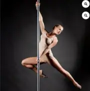 Yaheetech Pro-Dance Pole Spinning Static Dancing Pole Portable 45mm Kit NIB