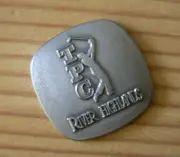 TPC RIVER HIGHLANDS Ball Marker TOUR" ISSUED" PGA TOUR's TRAVELERS Championship