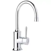 Phoenix Tapware NS730 CHR Nostalgia Sink Mixer 160mm Gooseneck (Chrome)