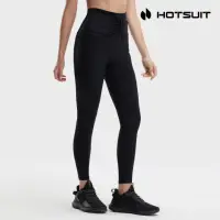 在飛比找momo購物網優惠-【HOTSUIT】女裝暴汗緊身褲-礦物黑-613110606