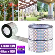 Two-Side Reflective Farm Bird Scare Repellent Tape Visual Flash Anti-Bird Tape A