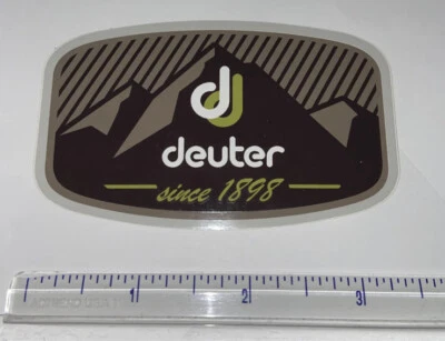 DEUTER Backpacks STICKER Decal NEW Brown