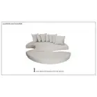 Covers for Sun Bed Cushions in Beige