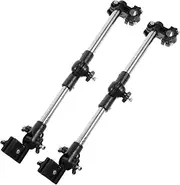 Abaodam 2Pcs Bicycle Umbrella Holder Durable Mount Stand for Bikes Electric Bicycles Strollers Wheelchairs Portable Easy to Install Umbrella Clamp