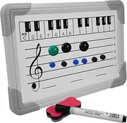 Generic Musical Staff Writing Board 2-Sided Magnetic Erasable Whiteboard Classroom Supplies Learning Tools Staff Whiteboard for Boys and Girls