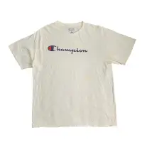 在飛比找蝦皮購物優惠-美國 2hand 白色 T 恤 CHAMPION Big L