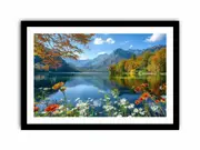 Beautiful Lake Framed print Art Poster
