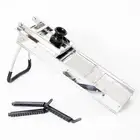 Lehman's Foldable Mandoline Veggie Slicer with Interchangeable Blades