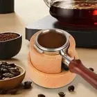 Coffee Tamper Station Base Wooden Coffee Handle Tamper for Worktop Shop Bar