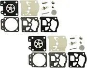Carburetor Repair/Rebuild Kit Replaces Walbro K1-WTF for STIHL FS240 FS360 FS410 FS460 MS231 MS251 Walbro WTF carburetors(Pack of 2)