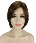 Mary - Wavy Kanekalon Synthetic Fiber Full Wig, 4.5 - 8.5", Light Brown