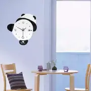 Panda Shape Wall Clock, Large Wall Clock, Easy to Read Wall Clock, Large Wall