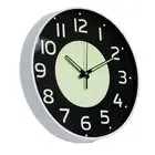 Elegant 30cm Luminous Clock Wall Hanging for Smooth and Quiet Timekeeping