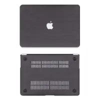在飛比找蝦皮購物優惠-新款 MacBook 雙面木紋保護殼 皮質 筆電殼 防摔殼P