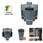 To Go Coffee Cups With Lids - 22 oz Disposable Coffee Cup With Lid. Large Tog...