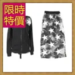 運動服套裝含長袖運動服 運動褲-時尚韓版連帽女休閒服2色59W89【獨家進口】【米蘭精品】