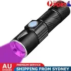 Mini Purple Flashlight 365nm Blacklight Flash Light 3 Modes for Money Detector