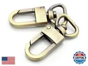 CRAFTMEMORE 4pcs Swivel Snap Hook Push Gate Lobster Clasps Quality Clips Bag