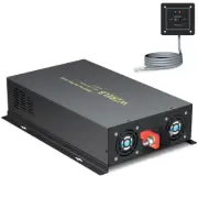 24V to 240V 3000W Pure Sine Wave Power Inverter Solar Off Grid Remote Switch RV