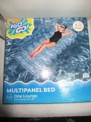 Bestway H2O GO 43781 Multipanel Bed One Pool Inflatable Floating 7FT LONG L2