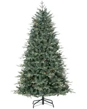 Sterling Tree Company 7ft Pre-Lit Natural Cut Blue Spruce With 400 Ul Clear Lights