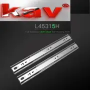 KAV Soft Close Drawer Ball Bearing Runners Slides Heavy Duty Fully Extension 500