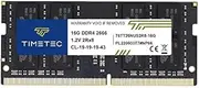 Timetec 16GB DDR4 2666MHz PC4-21300 Non-ECC Unbuffered 1.2V CL19 1Rx8 Single Rank 260 Pin SODIMM Laptop Notebook PC Computer Memory RAM Module Upgrade (16GB)