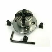Independent Chuck 4 Jaw Mini Lathe 70 mm With Backplate And Tee Nuts