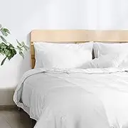 Royal Comfort Quilt Duvet Blanket Bamboo Blend 250GSM Lightweight Breathable (White, Queen)