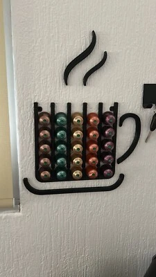 Capsule Pod Holder Cappuccino Coffee Cup Decorative Art for Nespresso Original