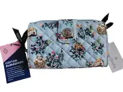 VERA BRADLEY RFID Turnlock Zip Wallet - Hedgehog Wild - Blue - Exact One NWT