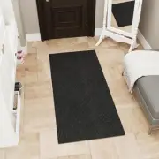 Solid Design Non-Slip Rubberback 2x4 Indoor/Outdoor Area Rug for Entryway