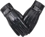 [CLISPEED] Thick Winter Women's Gloves Touch Screen Outdoor Sports Gym Workout Men's Cycling Gloves Black