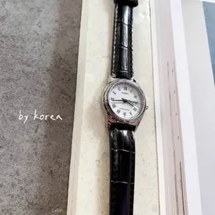 韓國CASIO卡西歐 復古小圓錶 真皮錶帶 手錶