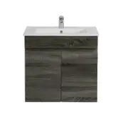 600-750*370mm Bathroom Vanity Berge Slim MDF Dark Grey Freestanding/Wall Hung Doors / Drawers Cabinet Only and Ceramic Top Available