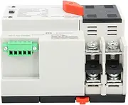 Baxnore W2R 100 Dual Power Automatic Transfer Switch, 2P 100A 50Hz Power Transfer Switch, 2 Pole Automatic Switch, Generator Switch for Home ﻿