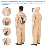 Beekeeping Suit Full Heavy Duty Leather Ventilated Keeping Gloves Bee Anti-Sting