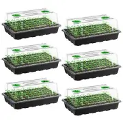 VIVOSUN 6 Pack x 40 Cells Seed Starter Tray Propagation Tray for Planting Seeds