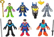 Imaginext DC Super Friends Batman Toys Deluxe Figure Pack 12-Piece Playset for Preschool Pretend Play Ages 3+ Years
