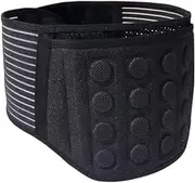 Waist Support Lower Back Brace Belt Self-Heating Lumbar Magnetic Therapy Waist Support Belt Lumbar Support(Large)