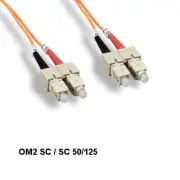 [10pc] Kentek 3m OM2 SC to SC Multi-Mode Fiber Optic Cable 50/125 Duplex OFNR