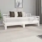 Pull-Out Day Bed Sofa Frame Lounge Daybed Couch Chair Single Trundle Pine Wood