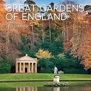 TGSC | Great Gardens of England 2025 Calendar 16 Month Family Square Wall Calendar 2025 UK | Planner with Large Grid for Home or Office Organisation - Travel 2025 Calendar 2024 Calendar UK